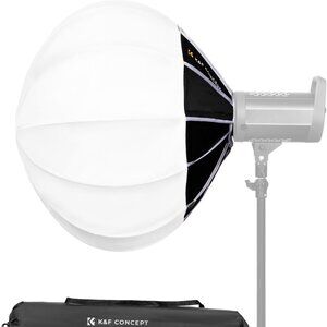 K&F Concept 26"/65cm Softbox Lantern Soft Light Modifier, Quick Release Light
